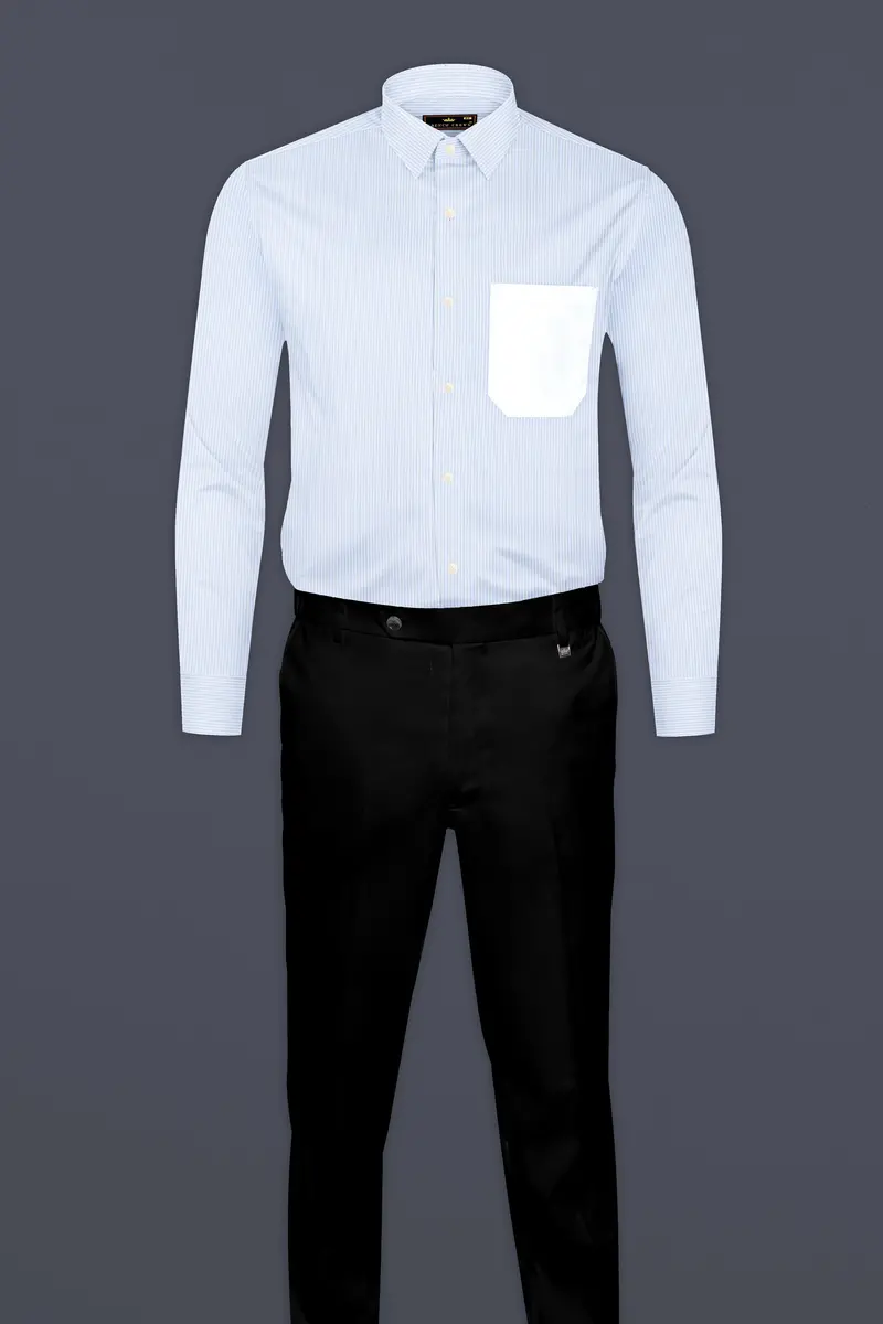 Porcelain Striped Royal Oxford 7