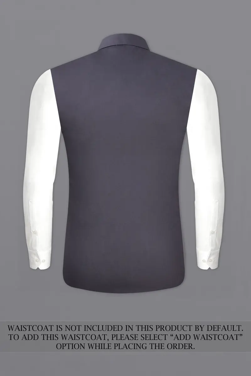 Porpoise Gray Subtle Sheen Bandhgala Suit 16