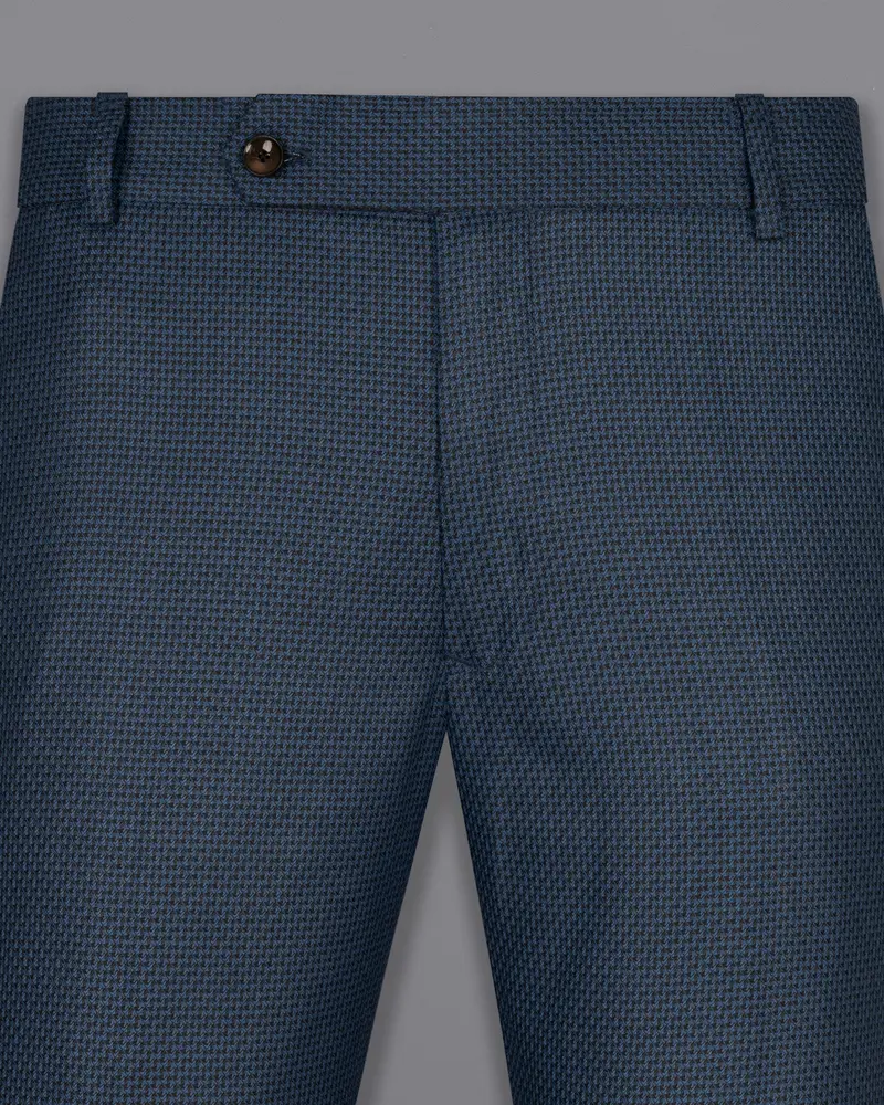 Port Gore Blue Wool Rich Pant 2