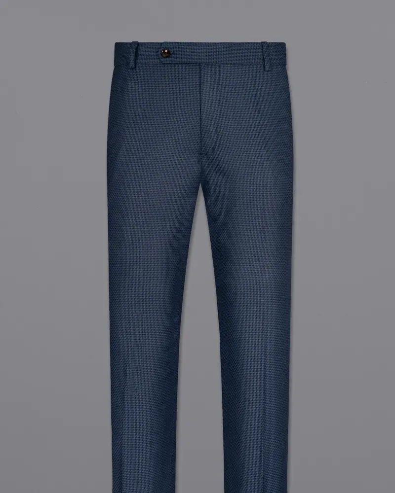 Port Gore Blue Wool Rich Pant 4