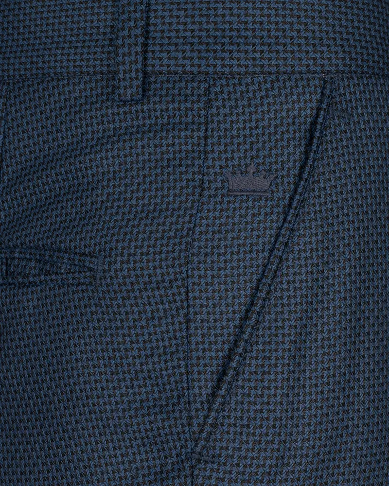 Port Gore Blue Wool Rich Pant 5