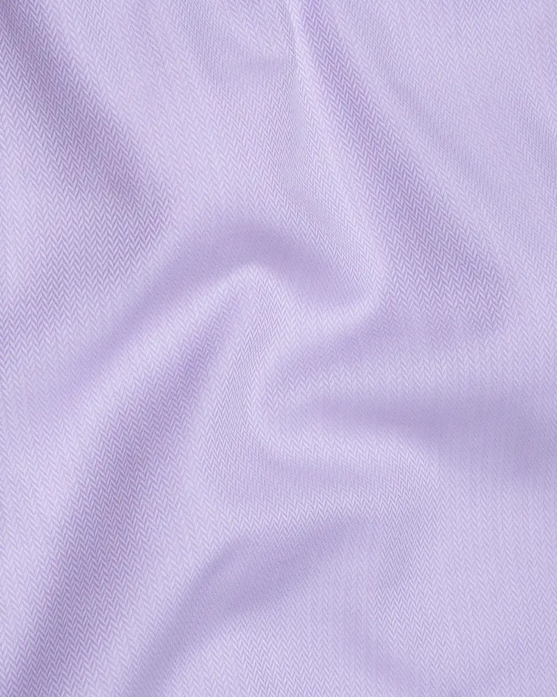 Prelude Blue Herringbone Premium Cotton Shirt 3