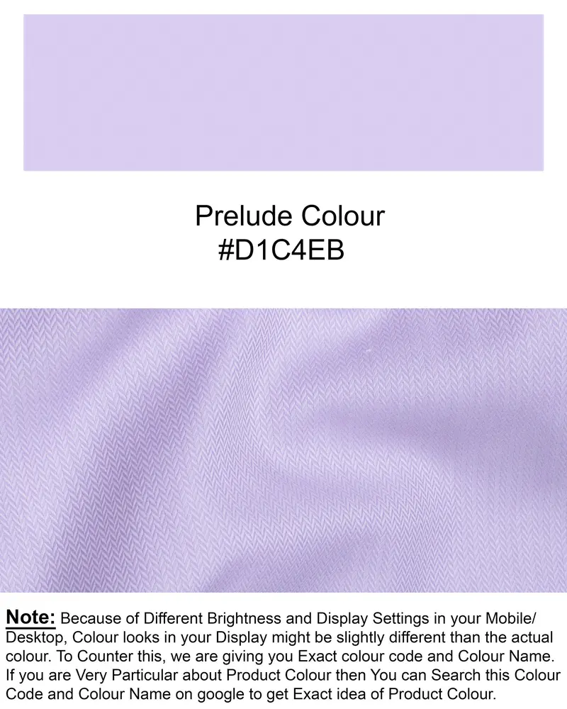 Prelude Blue Herringbone Premium Cotton Shirt 8