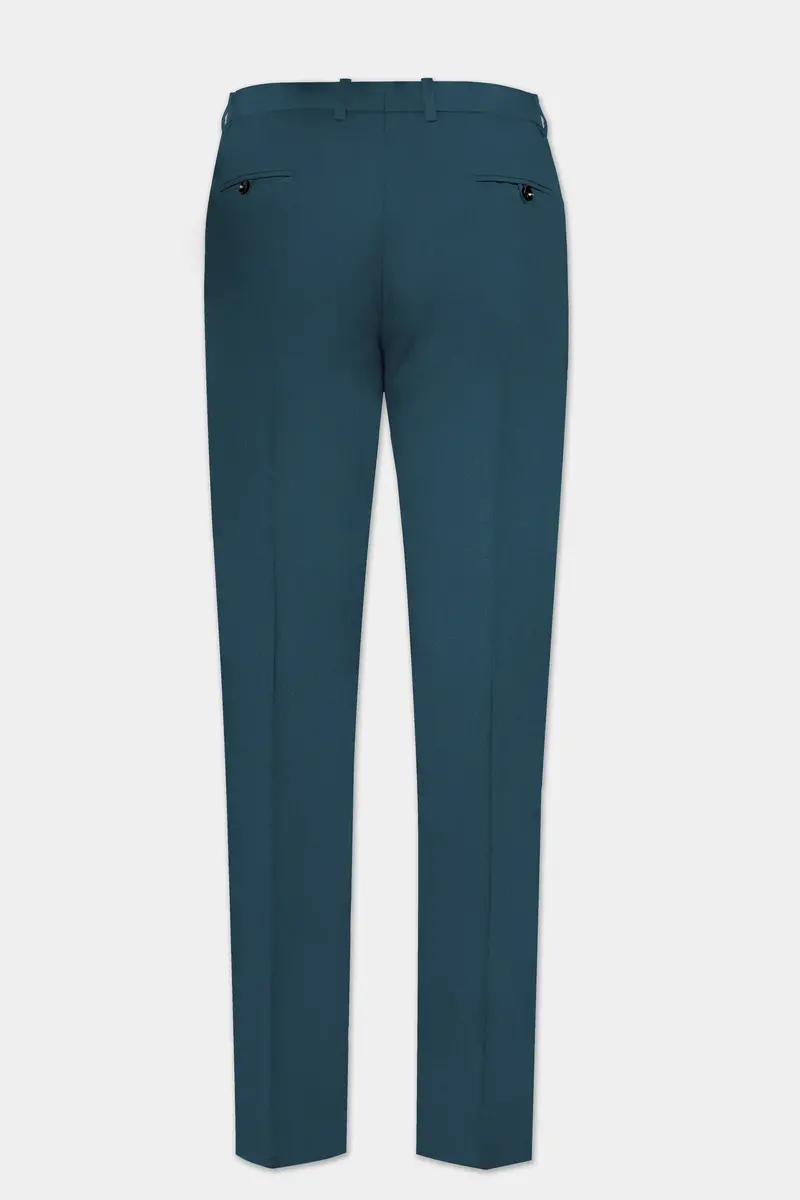 Prestige-Dianne Green Solid Wool Rich Tuxedo Slight Stretch Suit 14