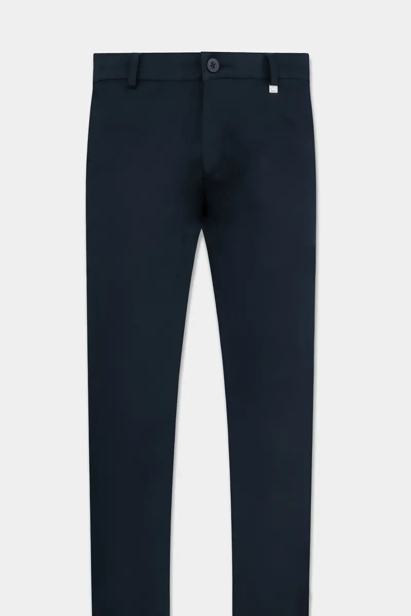 Prussian Blue Premium Cotton Chinos Pant 5