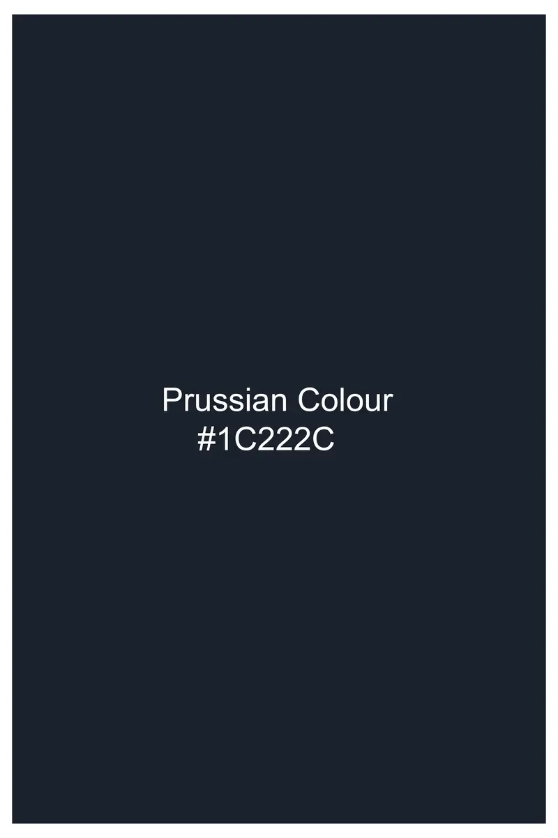 Prussian Blue Premium Cotton Chinos Pant 6