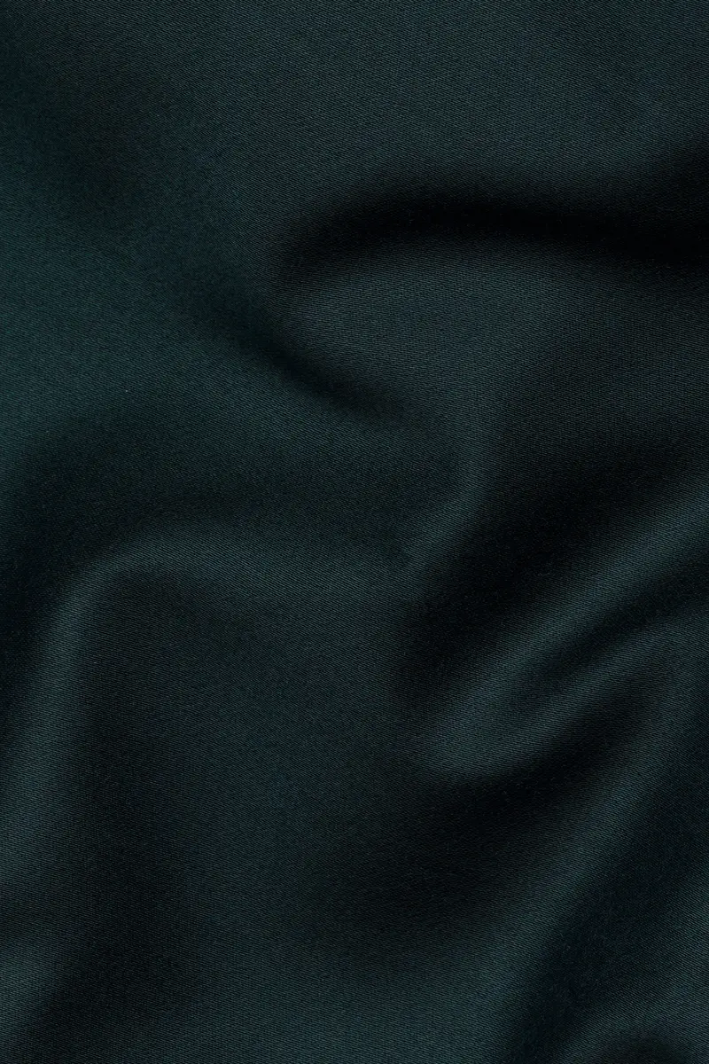 Prussian Green Wool Rich Stonework Cross Placket Bandhgala Designer Blazer 3