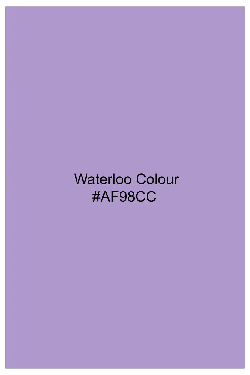 Purzel-Waterloo Purple Heavyweight Flannel Cotton Designer Casual Shirt 9