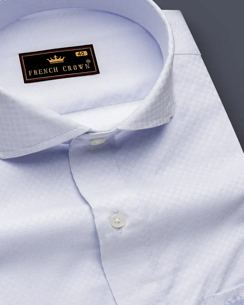 Quartz Dobby Textured Premium Giza Cotton Shirt 1