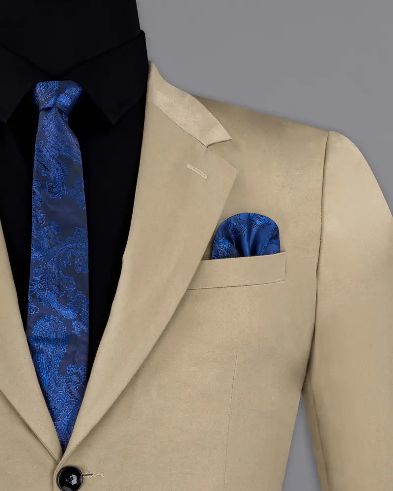 Quicksand Brown Stretchable Premium Cotton Traveler Blazer 6