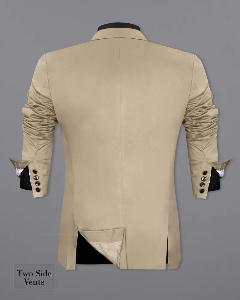 Quicksand Brown Stretchable Premium Cotton Traveler Blazer 8