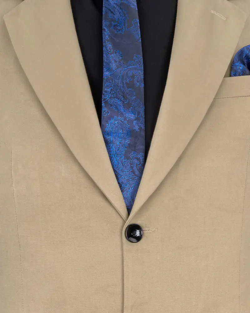 Quicksand Brown Stretchable Premium Cotton Traveler Suit 5
