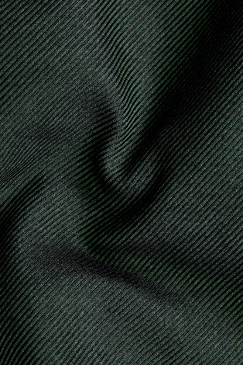 Racing Green Textured Twill Giza Cotton Shirt 3