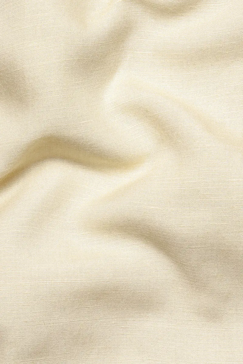 Rafia Beige Luxurious Linen Shirt 2