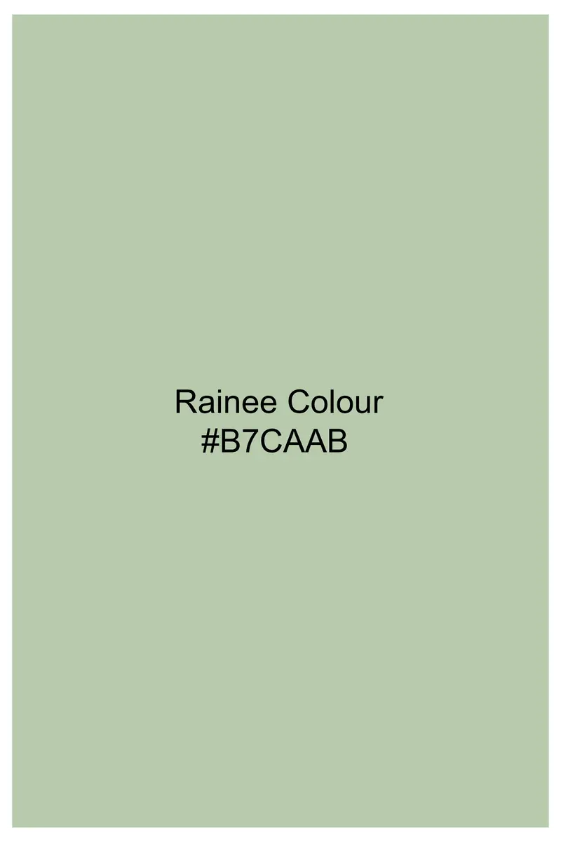 Rainee Green Subtle Sheen Viscose Kurta 9
