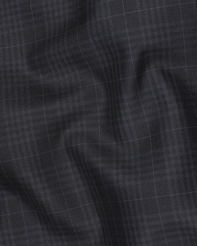 Rangoon Black Plaid Waistcoat 3