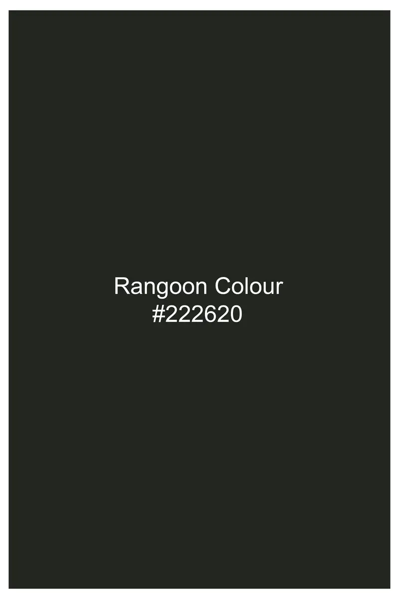 Rangoon Green Wool Rich Bandhgala Designer Blazer 11