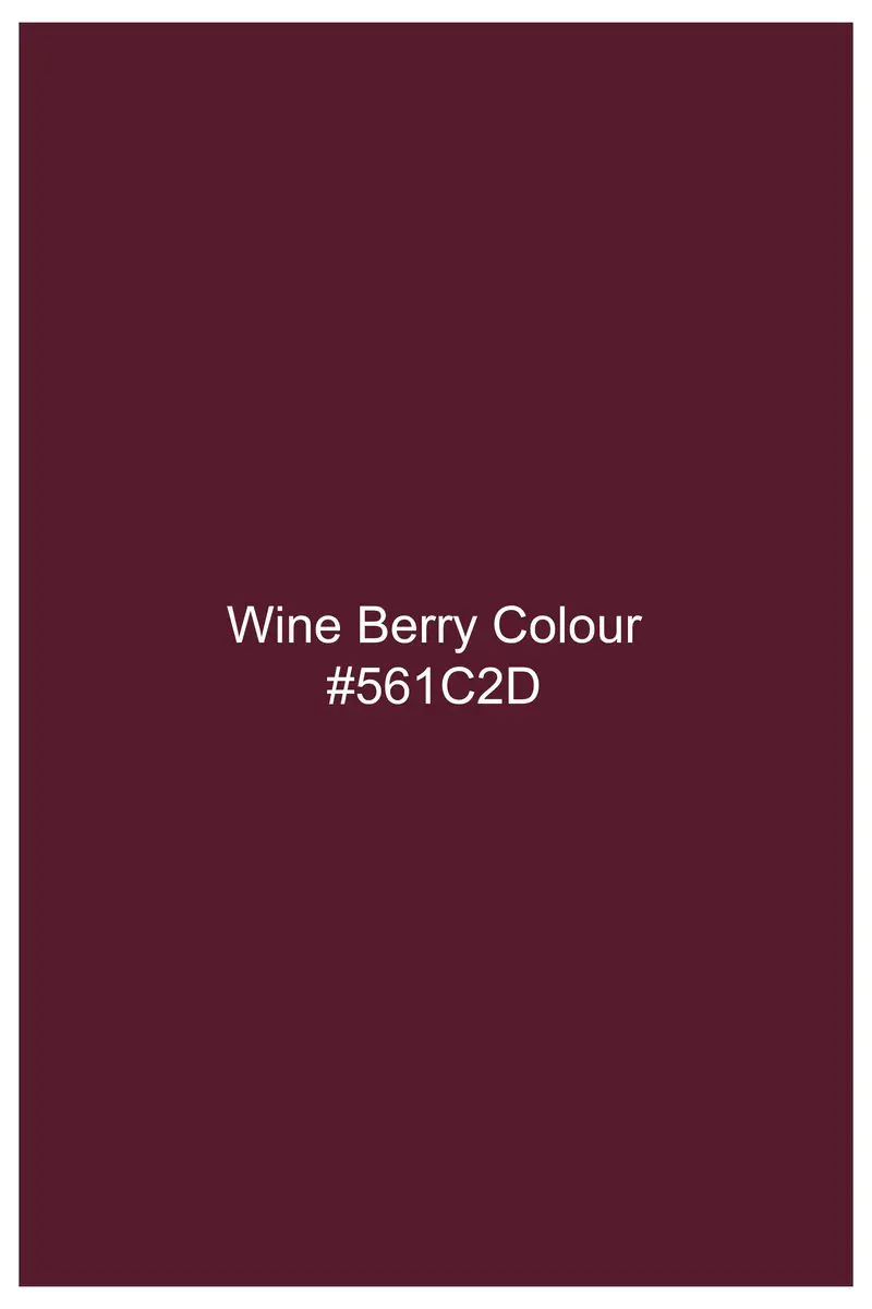 Raspberry-Wine Berry Solid Maroon Subtle Sheen Super Soft Premium Cotton Semi Formal Mandarin Collar Shirt 7