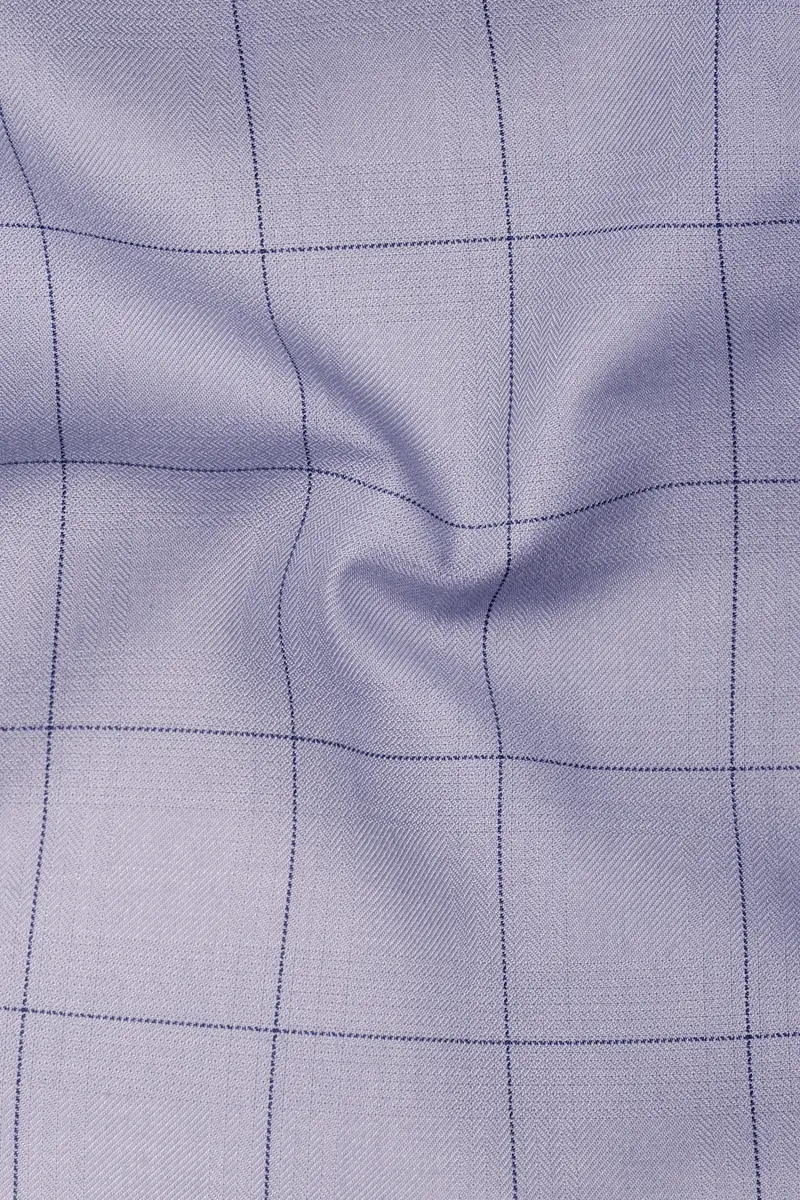 Regent Gray Windowpane Waistcoat 2