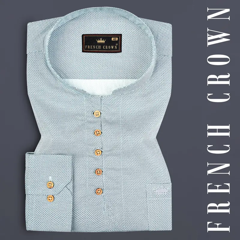 Regent Green Heavyweight Premium Cotton Kurta Shirt 1