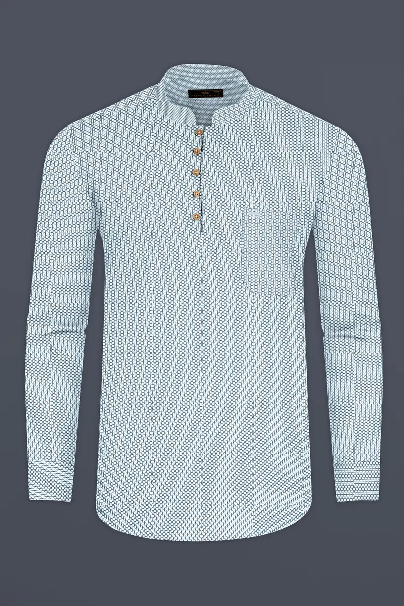 Regent Green Heavyweight Premium Cotton Kurta Shirt 5