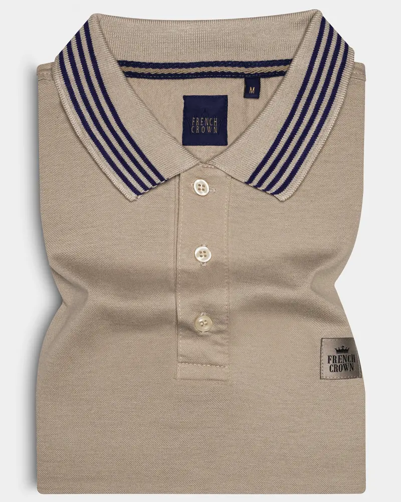 Regnaro-Emperor Brown Premium Cotton Pique Polo 1