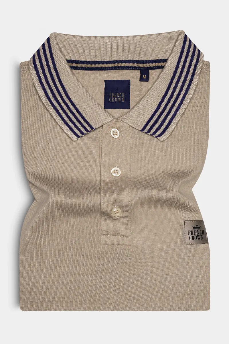 Regnaro-Emperor Brown Premium Cotton Pique Polo 2