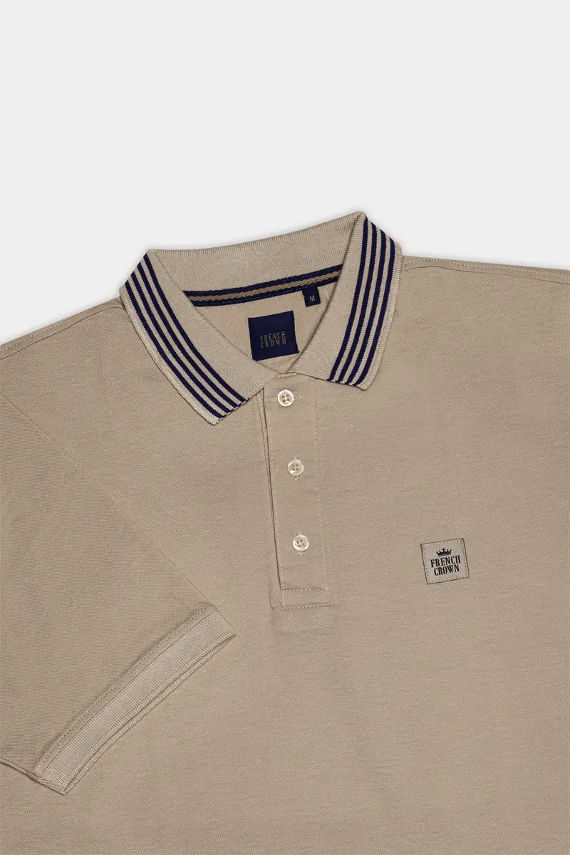 Regnaro-Emperor Brown Premium Cotton Pique Polo 5