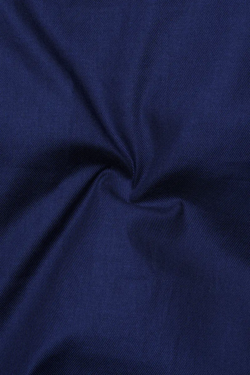 Rhino Blue Luxurious Linen Shirt 3
