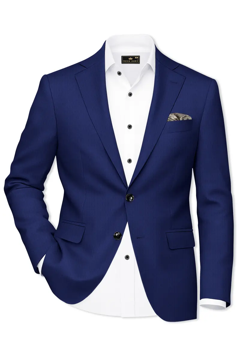 Rhino Blue Single Breasted Blazer 2