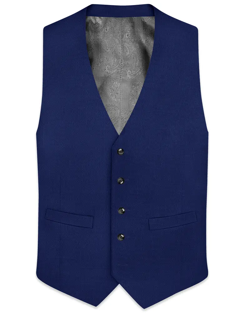 Rhino Blue Stretchable Traveler Waistcoat 1