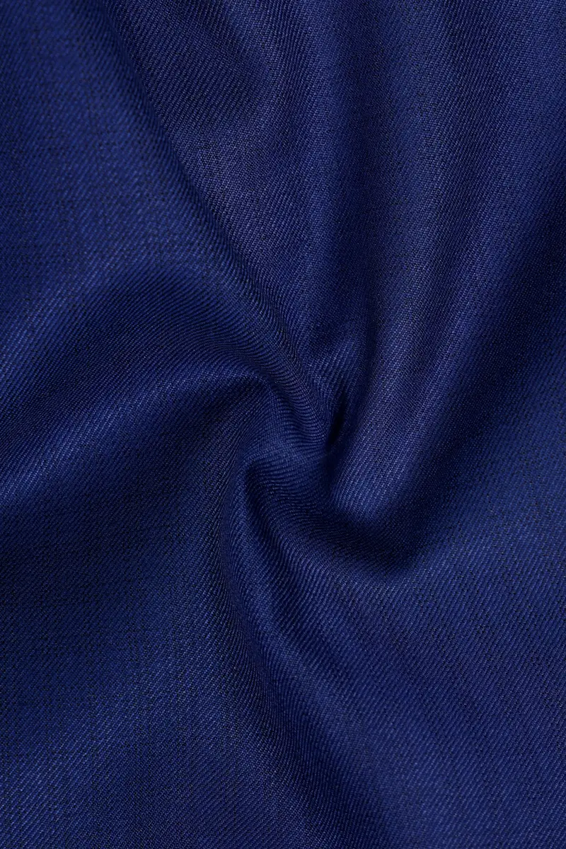 Rhino Blue Textured Waistcoat 3