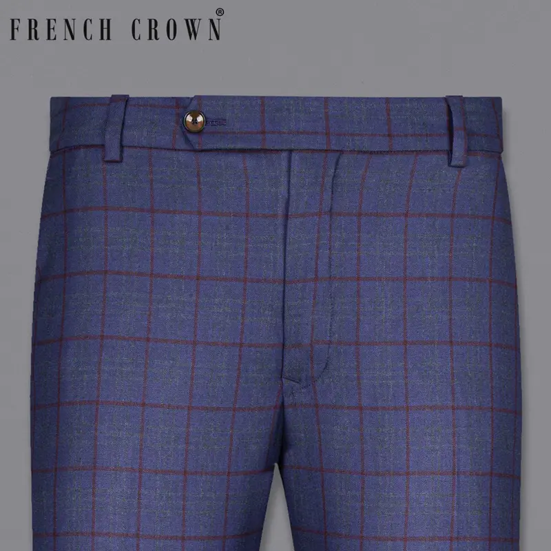 Rhino Blue Wool Rich Pant 1