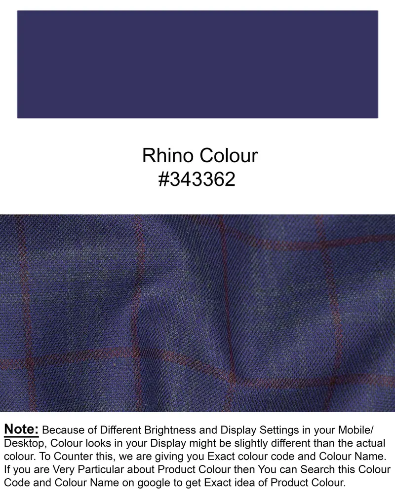 Rhino Blue Wool Rich Pant 7