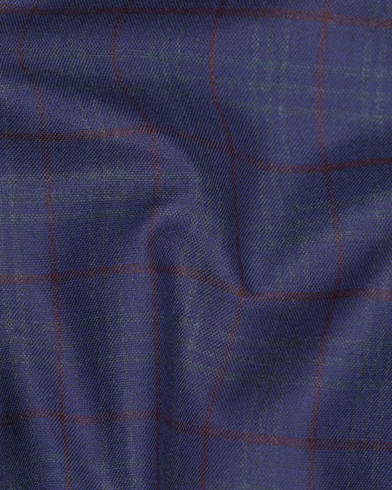 Rhino Blue Wool Rich Waistcoat 3