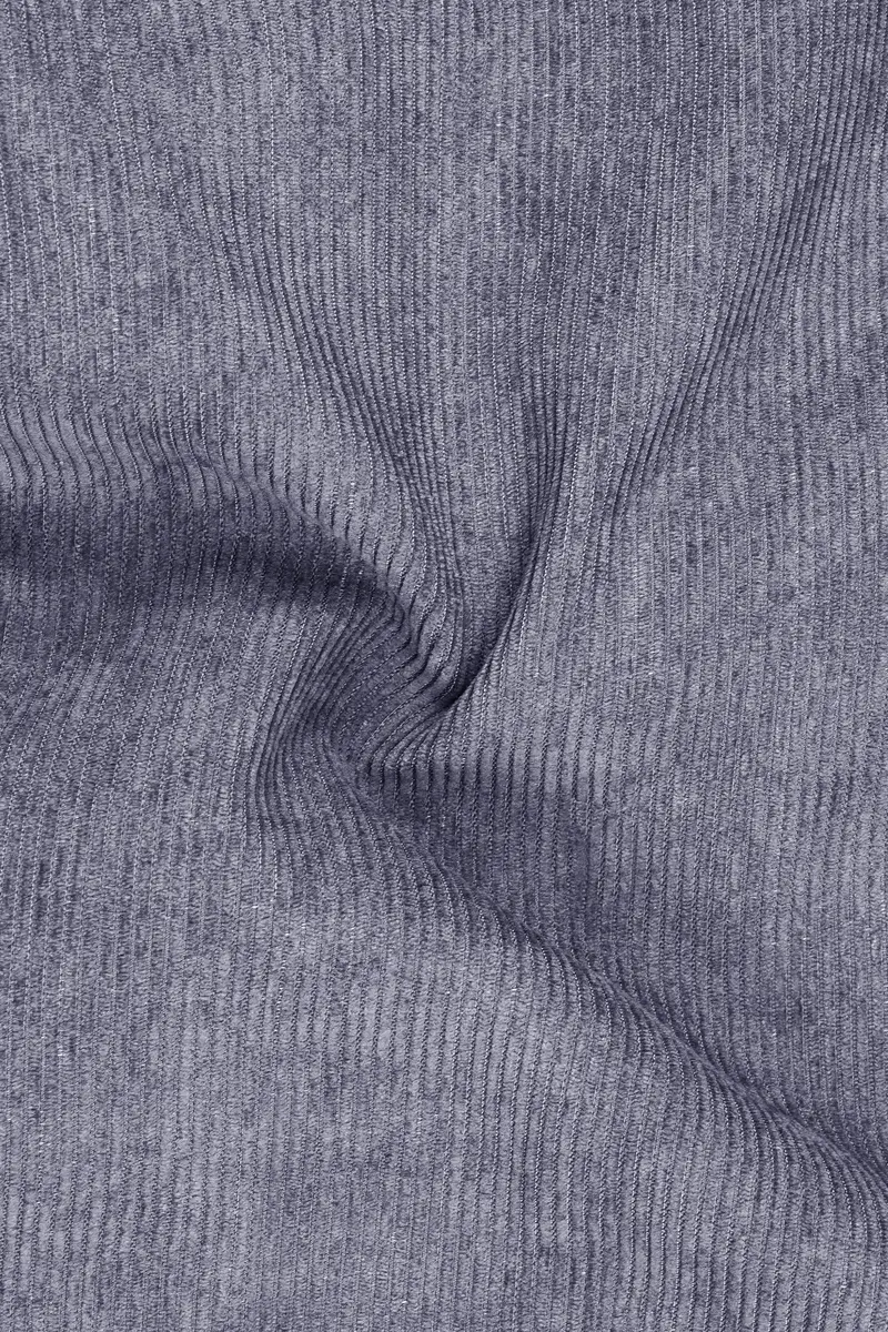 Ribvoro-Topaz Gray Corduroy Premium Single Breasted Sports Blazer 3