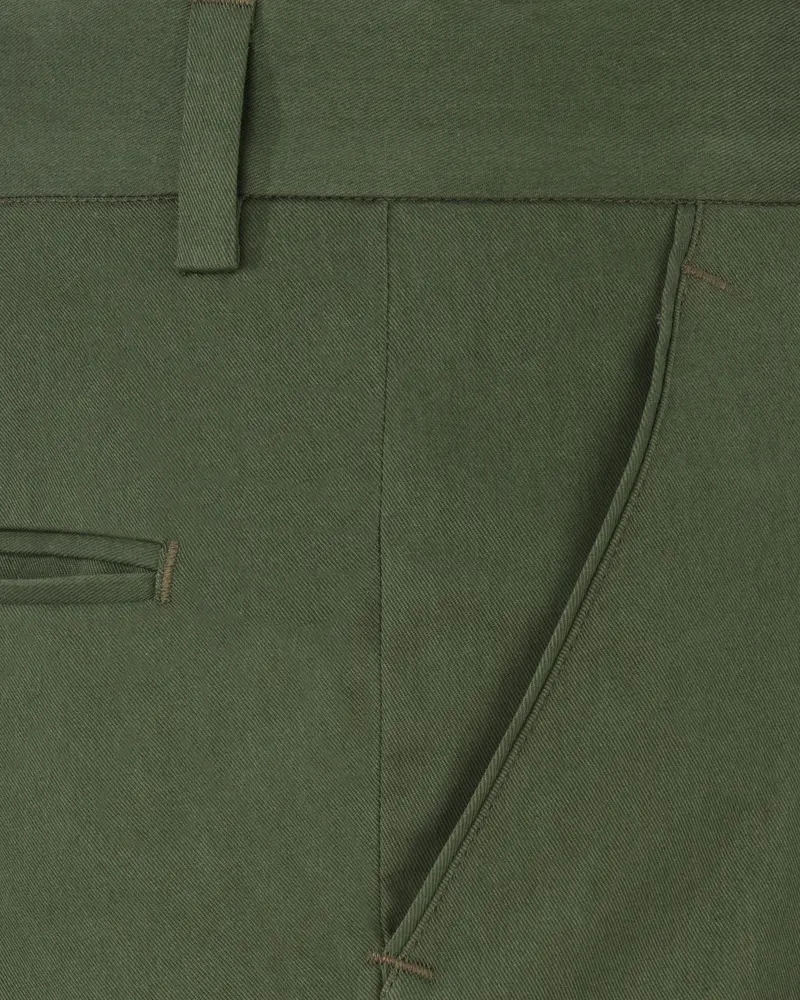 Rifle Green Premium Cotton Pant 5