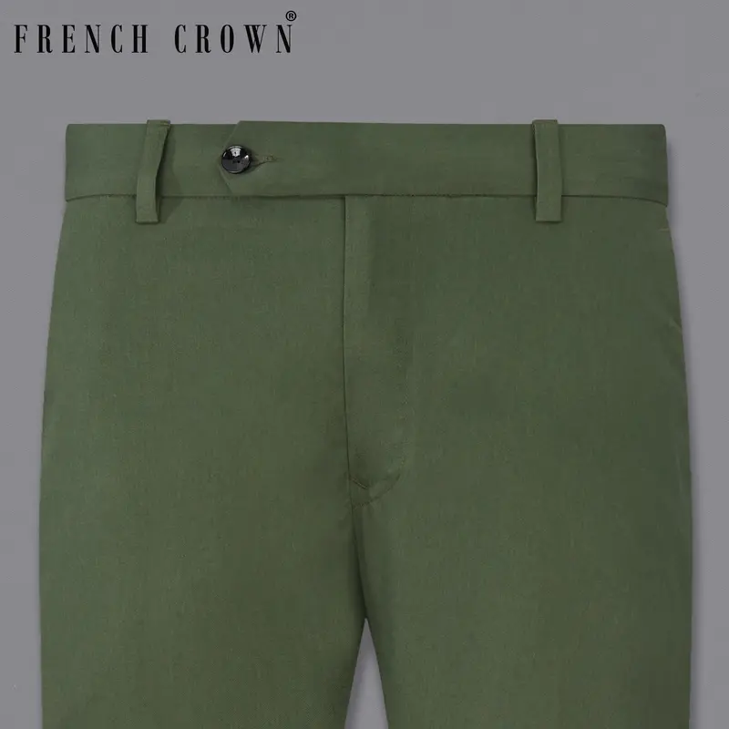 Rifle Green Premium Cotton Pant 6