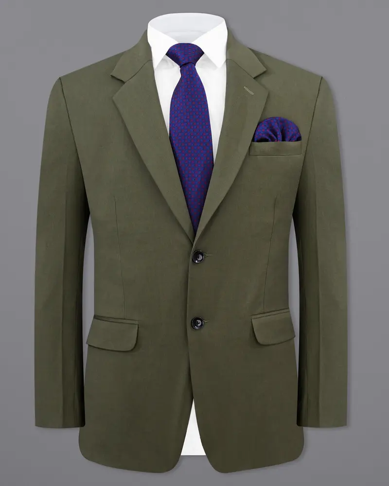 Rifle Green Single Breasted Blazer 2