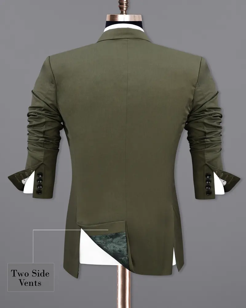 Rifle Green Single Breasted Suit 10