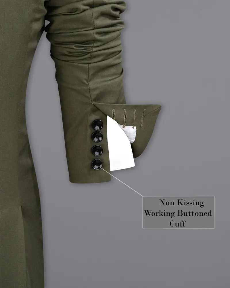 Rifle Green Single Breasted Suit 11