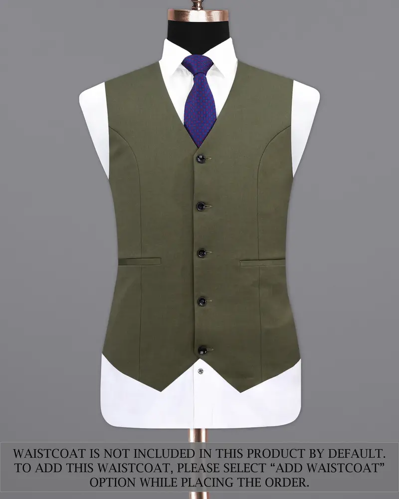 Rifle Green Single Breasted Suit 15