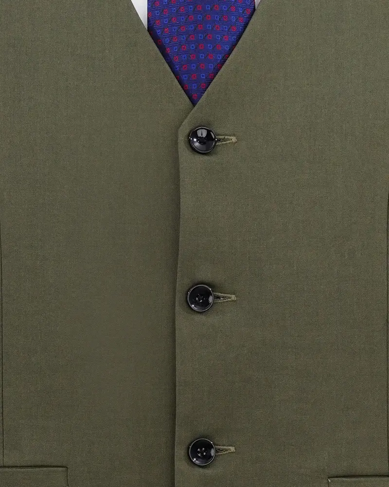 Rifle Green Single Breasted Suit 18