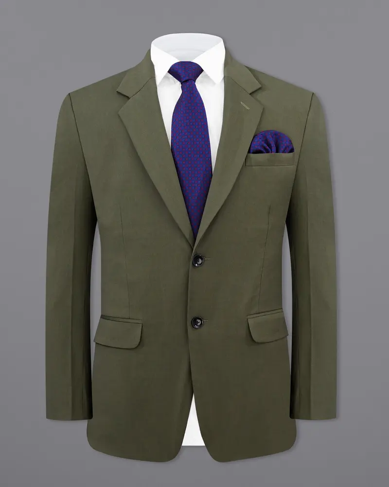 Rifle Green Single Breasted Suit 9