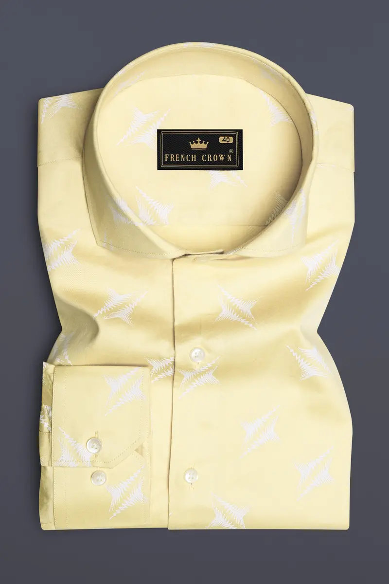 Rob Roy Brown With Nickel Gray And White Twill Premium Cotton Designer Shirt 5
