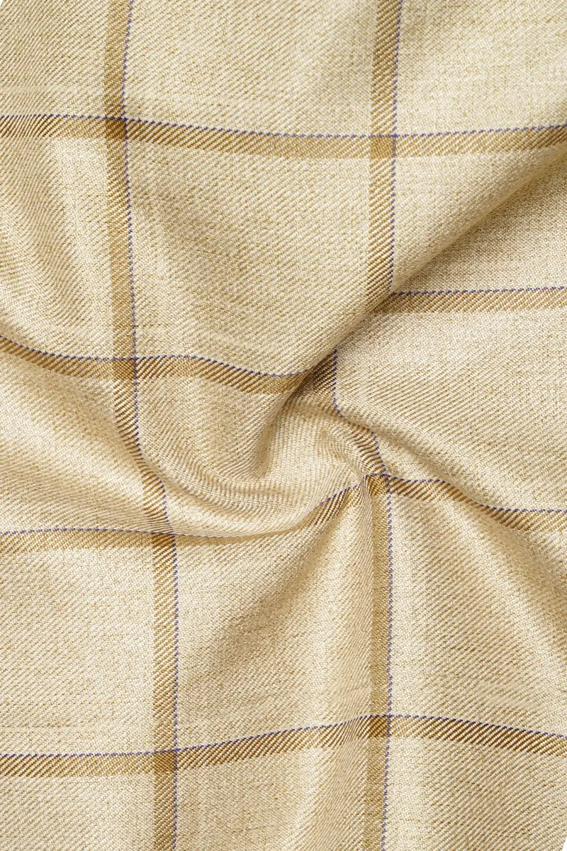 Rodeo Dust Brown Windowpane Double Breasted Blazer 3