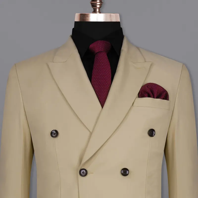 Rodeo Dust Cream Double Breasted Blazer 1