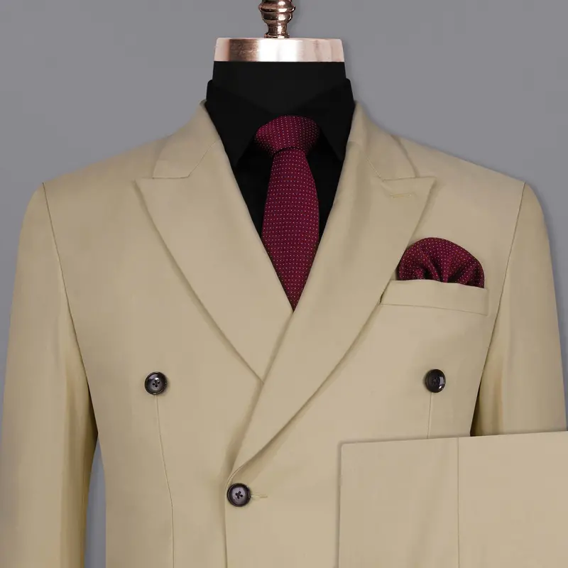 Rodeo Dust Cream Double Breasted Suit 1