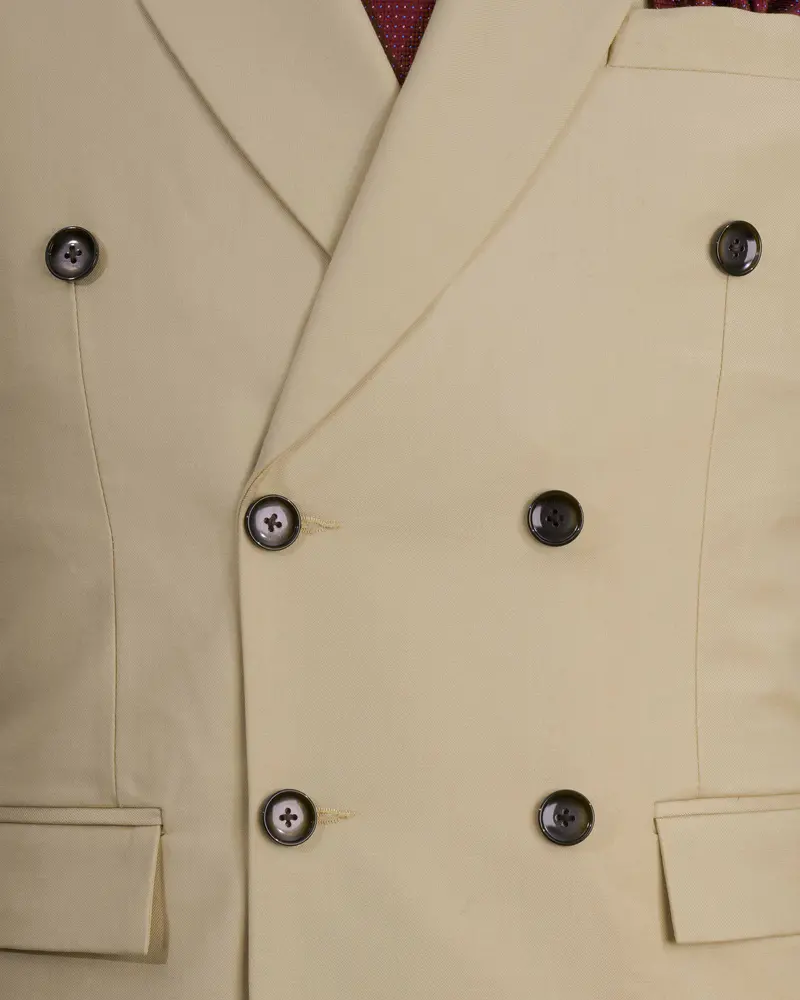 Rodeo Dust Cream Double Breasted Suit 5