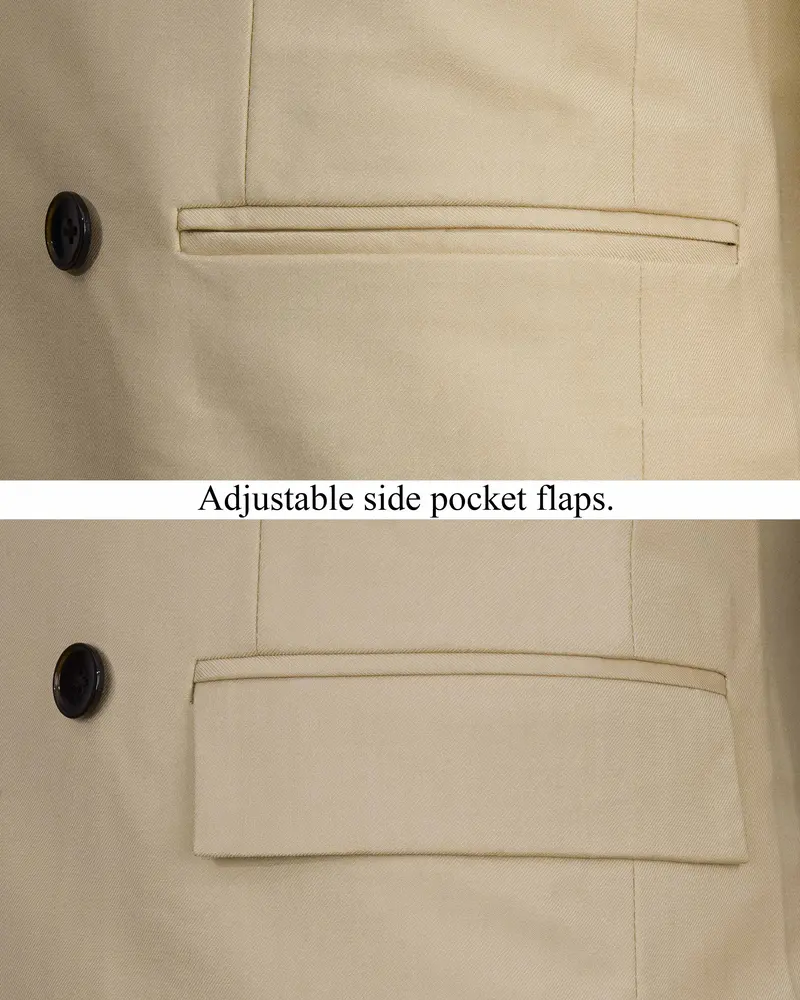 Rodeo Dust Cream Double Breasted Suit 6